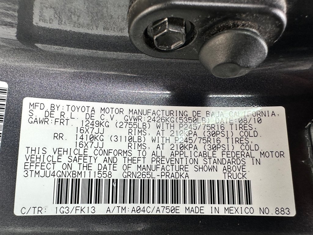 2011 Toyota Tacoma PreRunner - Photo 21